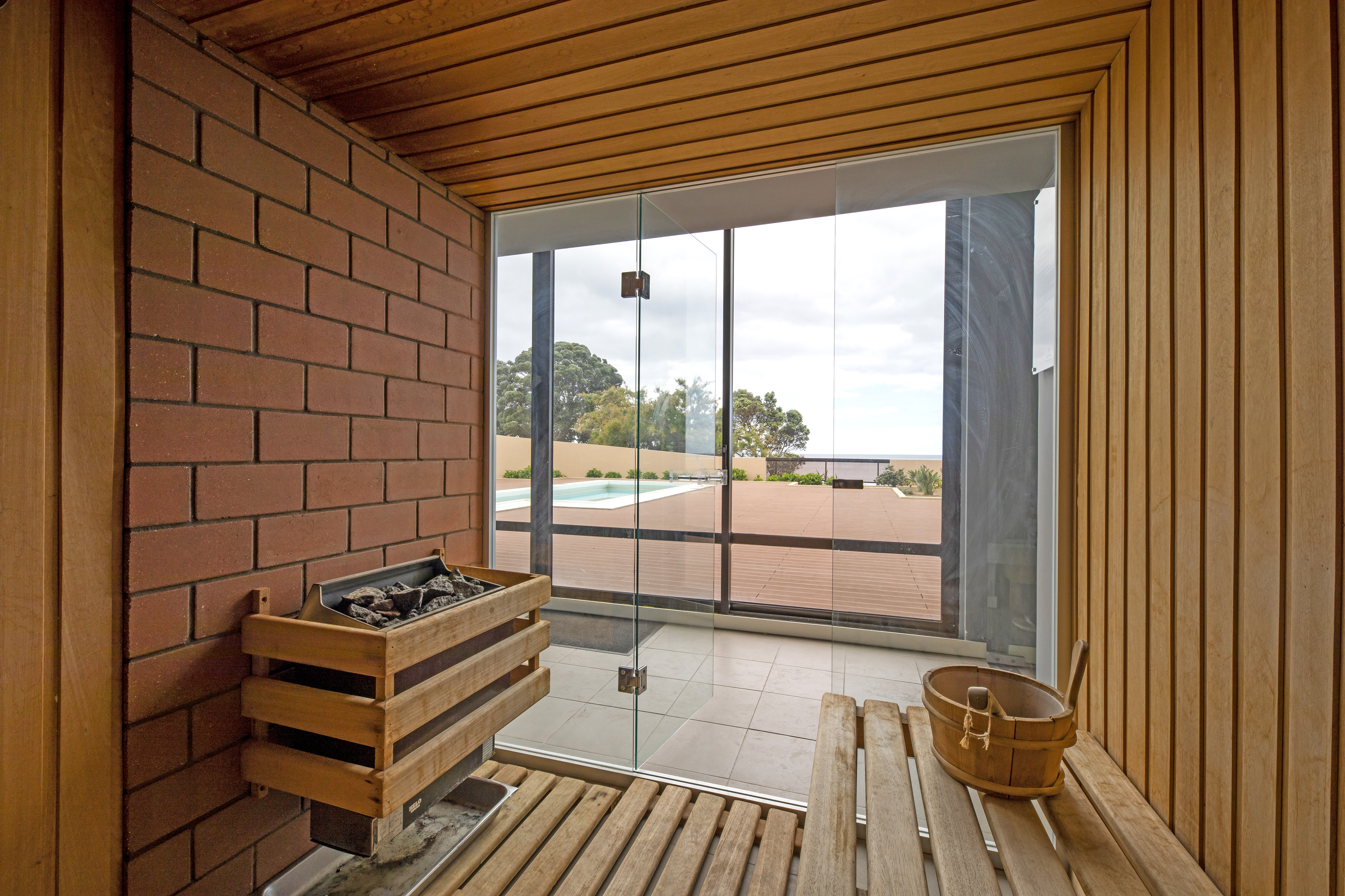 Sauna im Hotel auf der Insel São Miguel mit Zugang zum Strand, wo Sie Behandlungen genießen oder das Spa nutzen können