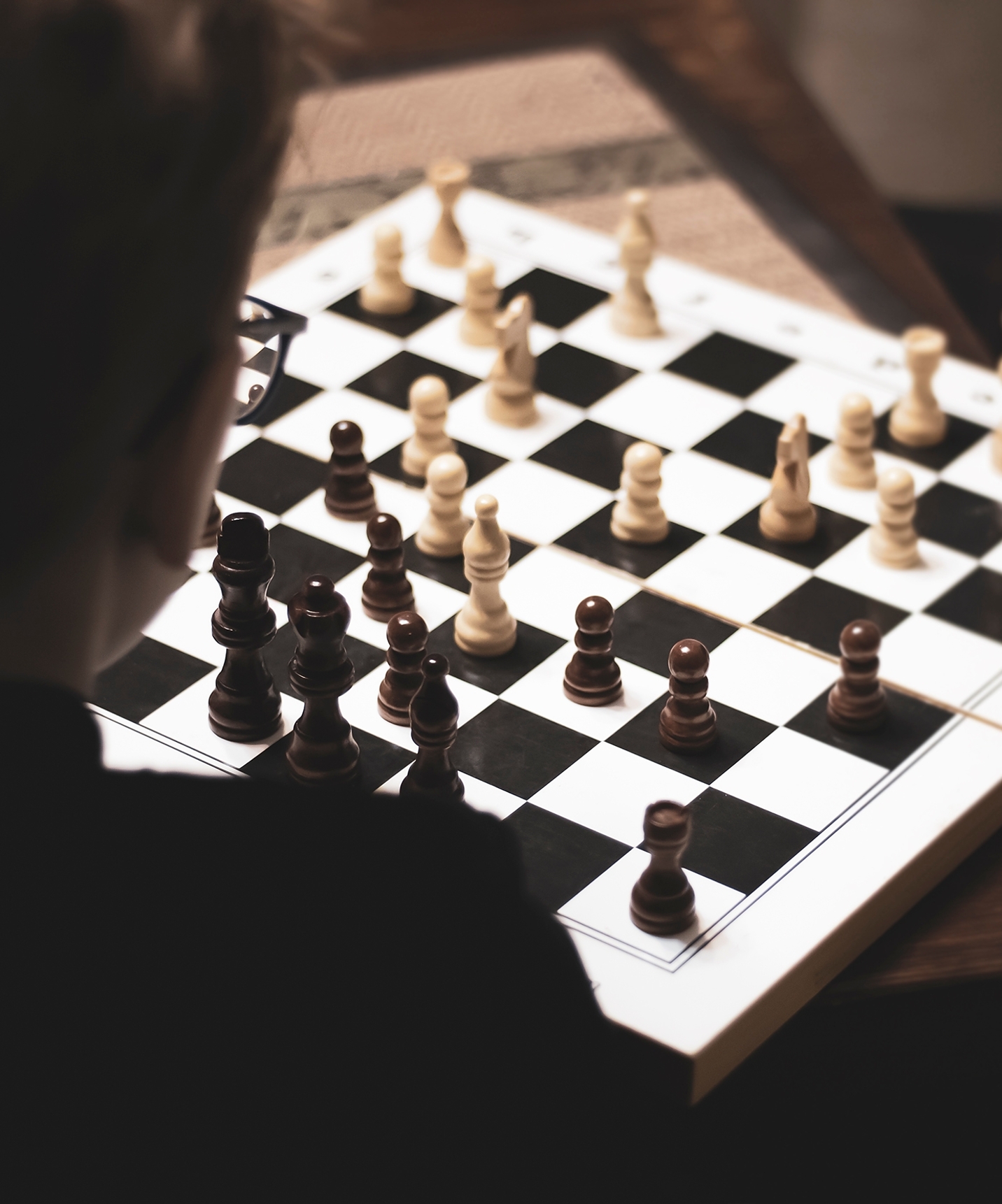 Chessboard in the game room of Pestana Vila Lido Madeira, a 5-star hotel in Funchal by the sea