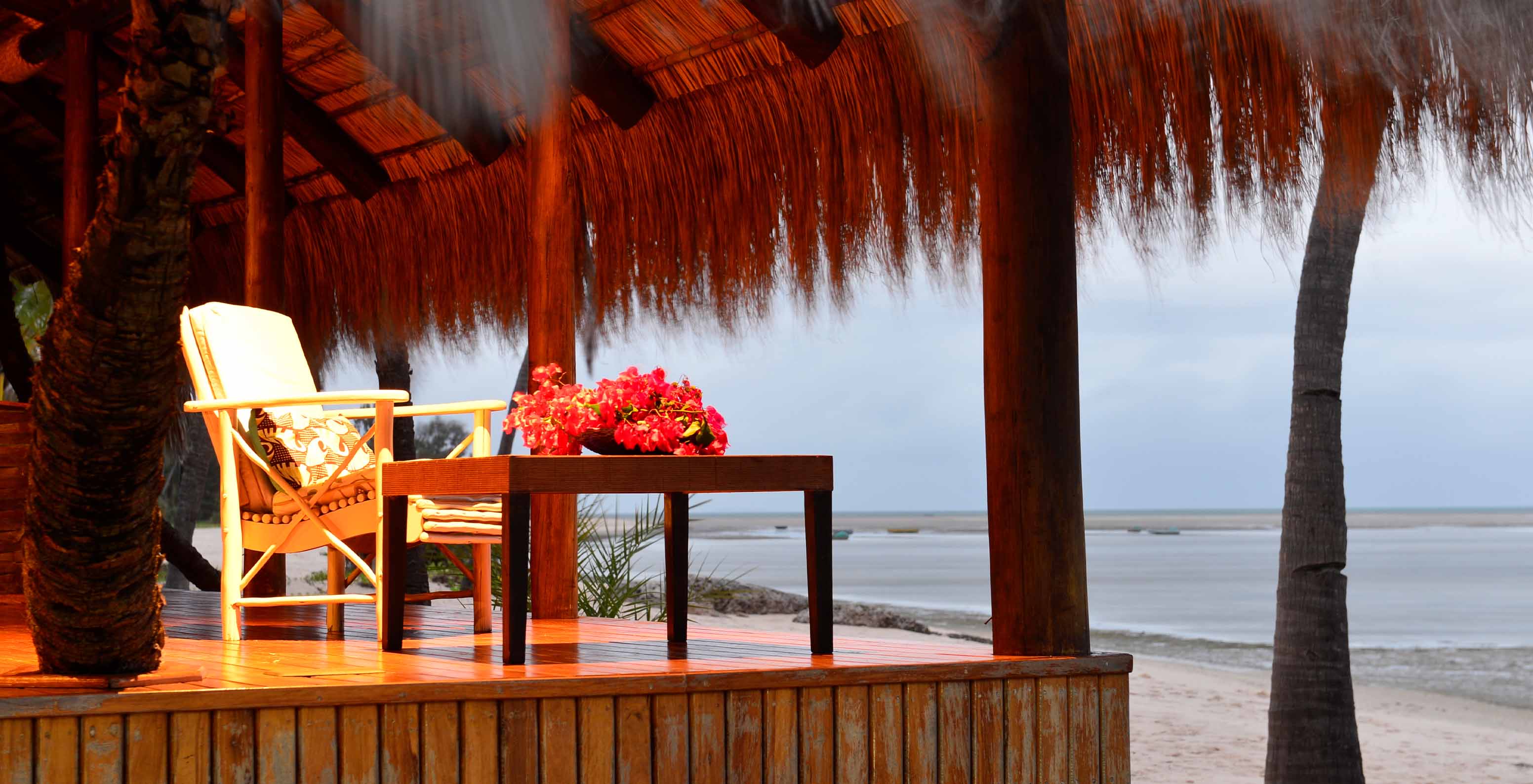 Eco Resort Pestana Bazaruto Lodge in Mozambique offers an idyllic setting perfect for relaxing while watching the sea