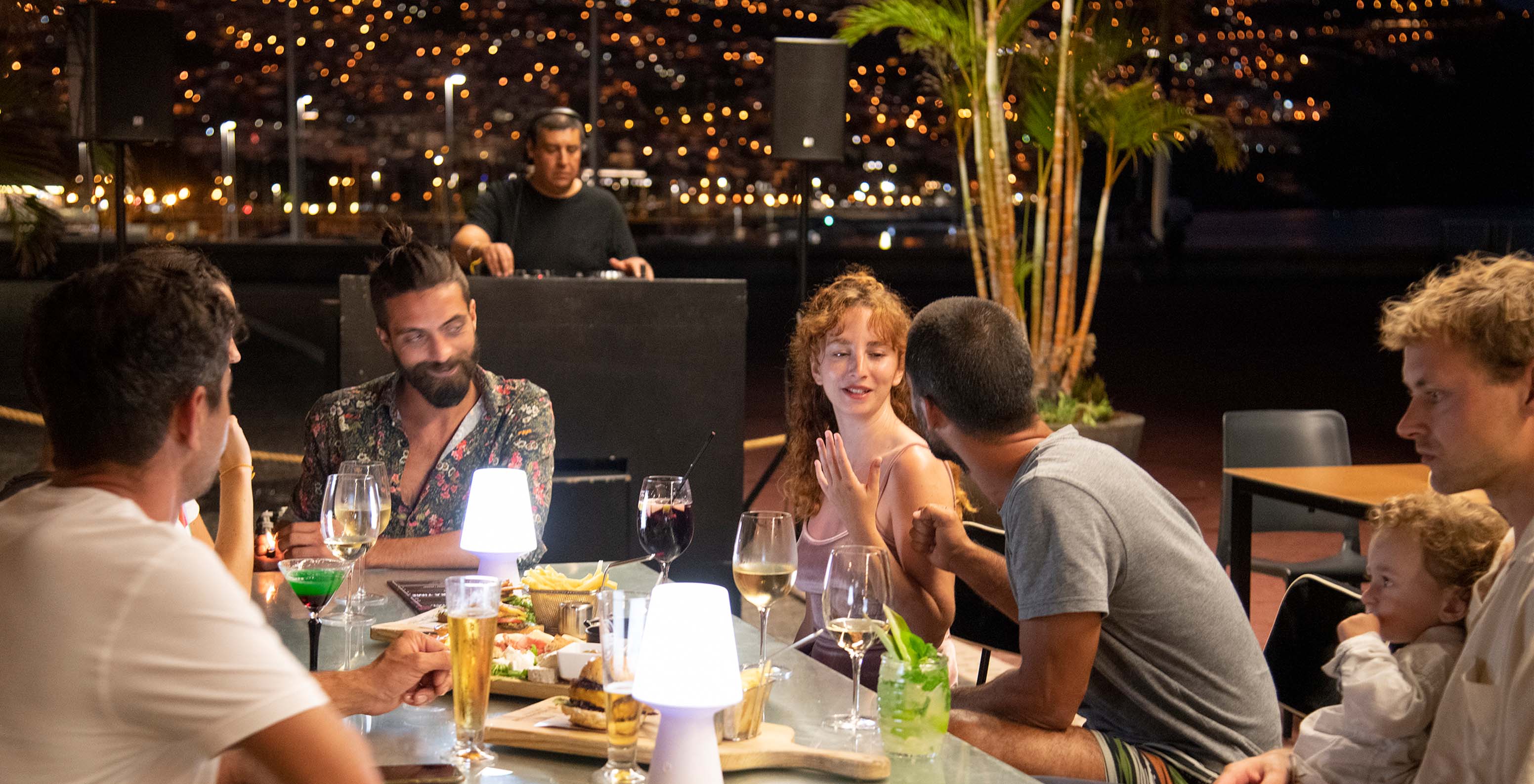 The Off-Site bar at the 4-Star Hotel in Funchal, Madeira, is a place to gather with friends for drinks