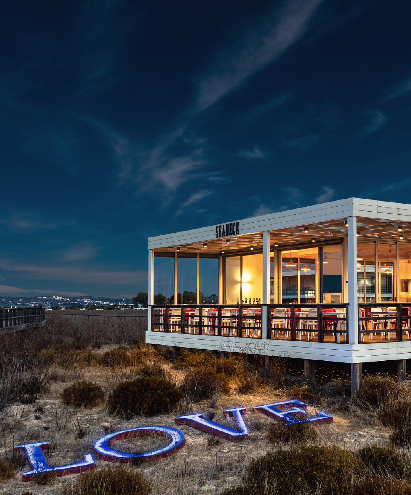 Restaurant Sea Deck, sur la plage d'Alvor, en face du Pestana Alvor South Beach